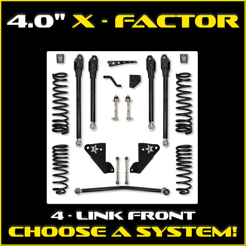 4.0" X- Factor Series Suspension System -2500HD