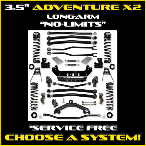 JLU 3.5" Adventure - X2 "No-Limits" Long-Arm System