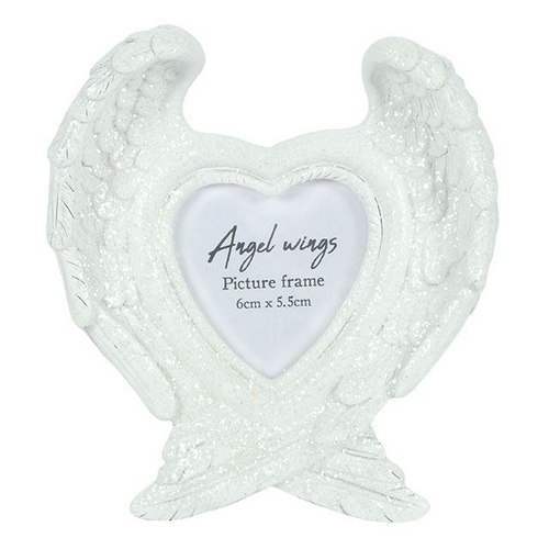 Glitter Angel Wings Photo Frame