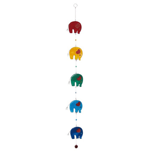 String of Elephants Suncatcher