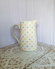 Spotted Ceramic Flower Jug