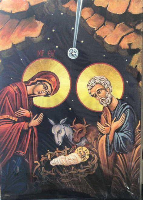 Christ in Manger Greeting Cards