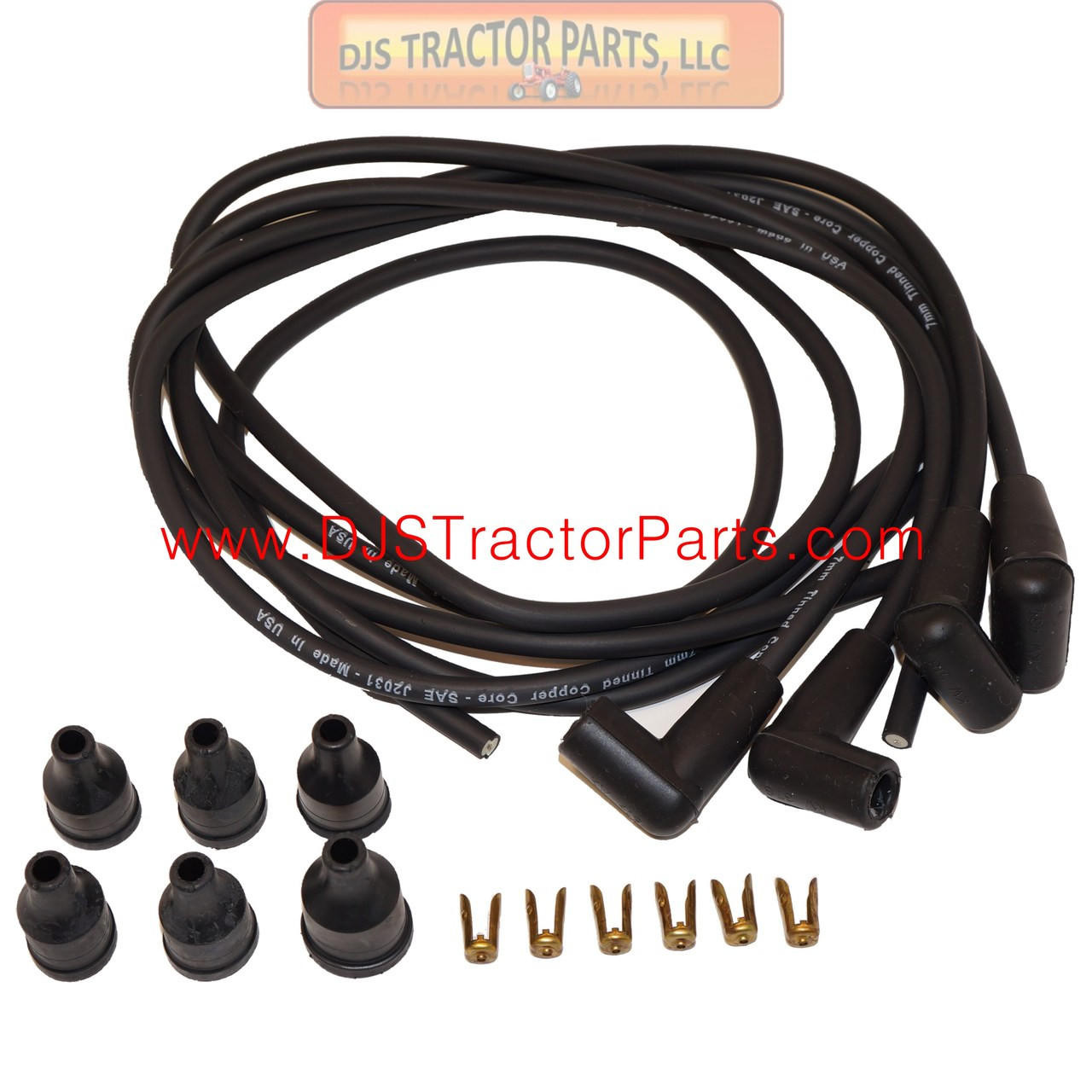 Spark Plug Wiring Set w/90 Degree Boots