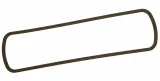 Allis-Chalmers Valve Cover Gasket for Allis-Chalmers D15 Diesel, AB-1661D, a black rubber gasket with an elongated rectangular shape and rounded corners.