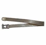 Allis-Chalmers Battery Cable 24-inch Non-Insulated AB-403D, with metal ends and braided wire construction.