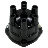 Allis-Chalmers 180 185 190 190XT Distributor Cap, a black cylindrical engine part with multiple terminal sockets for spark plug wires.