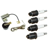 Allis-Chalmers Ignition Tune Up Kit (Delco Distributor), ignition components including spark plugs and related parts for engine maintenance.