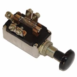 Allis-Chalmers Universal 3 Position Push/Pull Light Switch - JD-631D, electrical switch with metal and plastic components and a black toggle handle.