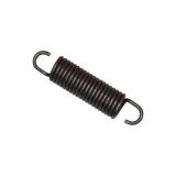 Allis-Chalmers Brake Pedal Return Spring 70227700, black coiled metal spring with hooks on both ends