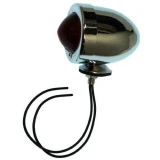 Allis-Chalmers 12 Volt Chrome Bullet Style Tail Light Assembly 