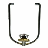 Allis-Chalmers Fuel Filter Bail Assembly with Brass Nut, close-up view of metal fuel filter bail assembly featuring a brass nut for secure fitting.