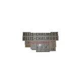 Allis-Chalmers Allis Chalmers CA 1950-1958 Black Vinyl Cut Decal Set, vintage tractor decal set for Allis-Chalmers CA tractor models.