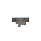 Allis-Chalmers IB Vinyl Cut Decals Set, agricultural tractor decals for Allis-Chalmers IB model.