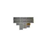 Allis-Chalmers Allis Chalmers WC 1941-1948 Black Vinyl Cut Decal Set, vintage tractor decal stickers for restoration