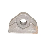 Allis-Chalmers B C IB Rear Wheel Clamp, Plain Style, metal tractor wheel clamp with a central hole for attaching to the rear wheel of industrial or agricultural tractor.