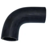Black, curved upper radiator hose for an Allis-Chalmers D14 farm tractor, part number 70227889.