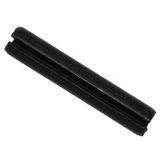 A black steel roll pin for an Allis-Chalmers tractor steering wheel, shown diagonally on a white background.