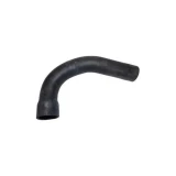 Black curved lower radiator hose for Allis-Chalmers D17 diesel and D19 gas farm tractors, shown alone on a white background.