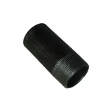 Black threaded exhaust pipe for Allis-Chalmers D17, 170, and 175 farm tractors, shown diagonally with its hollow opening and external threads visible.