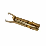 Allis-Chalmers Magneto Cap End Terminal, gold-colored electrical component for magnetos.
