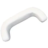 White curved back and armrest cushion for an Allis-Chalmers farm tractor, model YF143.