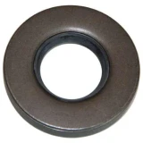Round dark metal belt pulley and PTO shaft seal for Allis-Chalmers B-125, WC, WF, WD, WD45, and WD45D farm tractors, shown from the front.