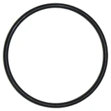 Black circular O-ring for an Allis-Chalmers farm tractor PTO seal aluminum retainer, shown alone against a white background.
