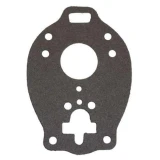Flat dark Marvel-Schebler carburetor bowl gasket for Allis-Chalmers, Ford, and Massey Ferguson tractors, shown against a white background.