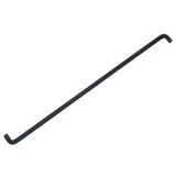 A metal link rod with hooks at both ends, designed for use with Allis-Chalmers farm tractors, specifically as a carburetor to governor link rod.