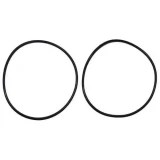 Two black O-ring bearings labeled as part of a product for Allis-Chalmers farm tractors, specifically for models D17, 170, 175, 180, 185, and N7 Combine.
