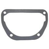 A gasket for the governor front cover of Allis-Chalmers farm tractors, specifically for models WC, WD, WD45, and D17. The gasket is gray, with four holes for bolts and a large opening to fit around the governor.