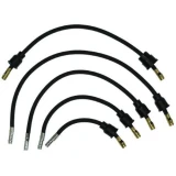 A set of spark plug wires designed for Allis-Chalmers farm tractors, specifically models D10, D12, D14, D15, and D17.