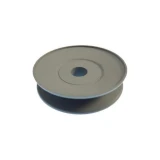 A metal fan shaft pulley for Allis-Chalmers G farm tractors.