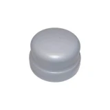 A silver, threaded hub cap designed for Allis-Chalmers farm tractors, part number 70220403.