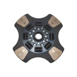 A clutch disc designed for Allis-Chalmers farm tractors, featuring four friction pads and a central spline hub, used in various models including 7010, 7020, 7030, 7040, 7050, 7060, 7080, 8010, 8030, 8070, and 4W220.