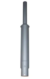 A metallic cylindrical muffler designed for Allis-Chalmers farm tractors, specifically models WD45, WD45 Diesel, and D17.