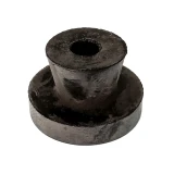 A close-up image of a metallic bumper part designed for Allis Chalmers farm tractors, specifically models 170, 175, 180, 185, 190, and 190XT. The part is cylindrical with a central hole and a flange at the base, showing signs of wear and dirt.