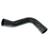 Allis-Chalmers Upper Radiator Hose for Allis Chalmers 7030 7040 7045 7050 7060 7080 7580, black flexible radiator hose with a curved design.