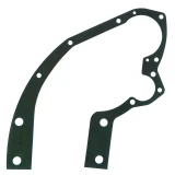 AGCO Allis Chalmers Timing Gear Cover Gasket, black rubber gasket with multiple holes for fitting, part number 70277268.