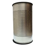 Fleetguard Differential Return Hydraulic Filter for Allis Chalmers, cylindrical metal filtration element with perforated holes.