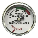 Allis-Chalmers Temperature Gauge Black Needle, water temperature gauge with a black needle for Allis-Chalmers tractors models B, IB, C, CA, RC, WC, WD, WD45, WF.