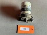 Allis-Chalmers Used Allis-Chalmers Oil Filter Base, used and weathered oil filter base with mounting bracket and attached hose.