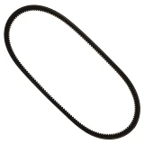 Allis-Chalmers Power Steering Belt for Allis Chalmers D17 Diesel, D19 Gas and Diesel, black rubber elongated belt with evenly spaced teeth on inner side.
