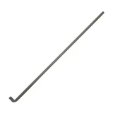 Allis-Chalmers B C CA Clutch Rod KI1041, a long gray metal clutch linkage rod with a slightly bent end, used for agricultural tractor repair.