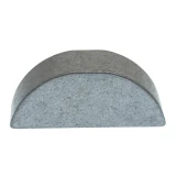 Woodruff Key for Steering Wheel, Crankshaft Gear and Pulley, metallic key with half-moon shape used in automotive and machinery applications.
