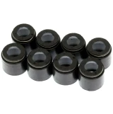 Allis-Chalmers 170 175 Perkins Diesel Valve Seal Set, black rubber valve seals with metal springs for engine maintenance.