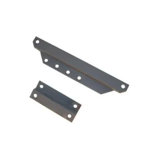 Allis-Chalmers G Battery Box Bracket Set, 2-Piece, AC-1260D, metal brackets with holes for battery box mounting.