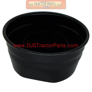 Allis-Chalmers B IB C CA RC Air Cleaner Oil Cup, black plastic air cleaner oil cup for vintage Allis-Chalmers tractor models.