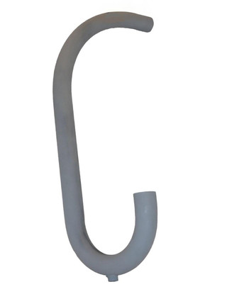 Allis-Chalmers G Air Cleaner Pipe 800147, a large, curved metal pipe used as an air cleaner component for Allis-Chalmers equipment.