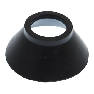 Allis-Chalmers Universal Tie Rod Boot - AB-370D, black rubber protective cover for tie rods in vehicle steering systems.